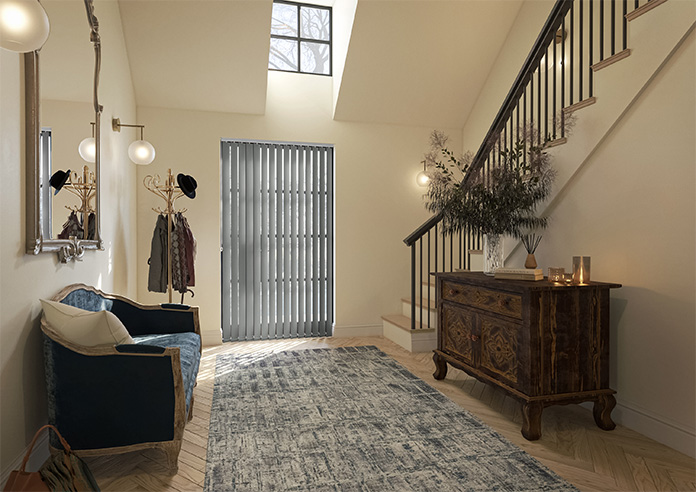 Trinity (FR Blackout), Seal Grey - Vertical Blind - Image 7